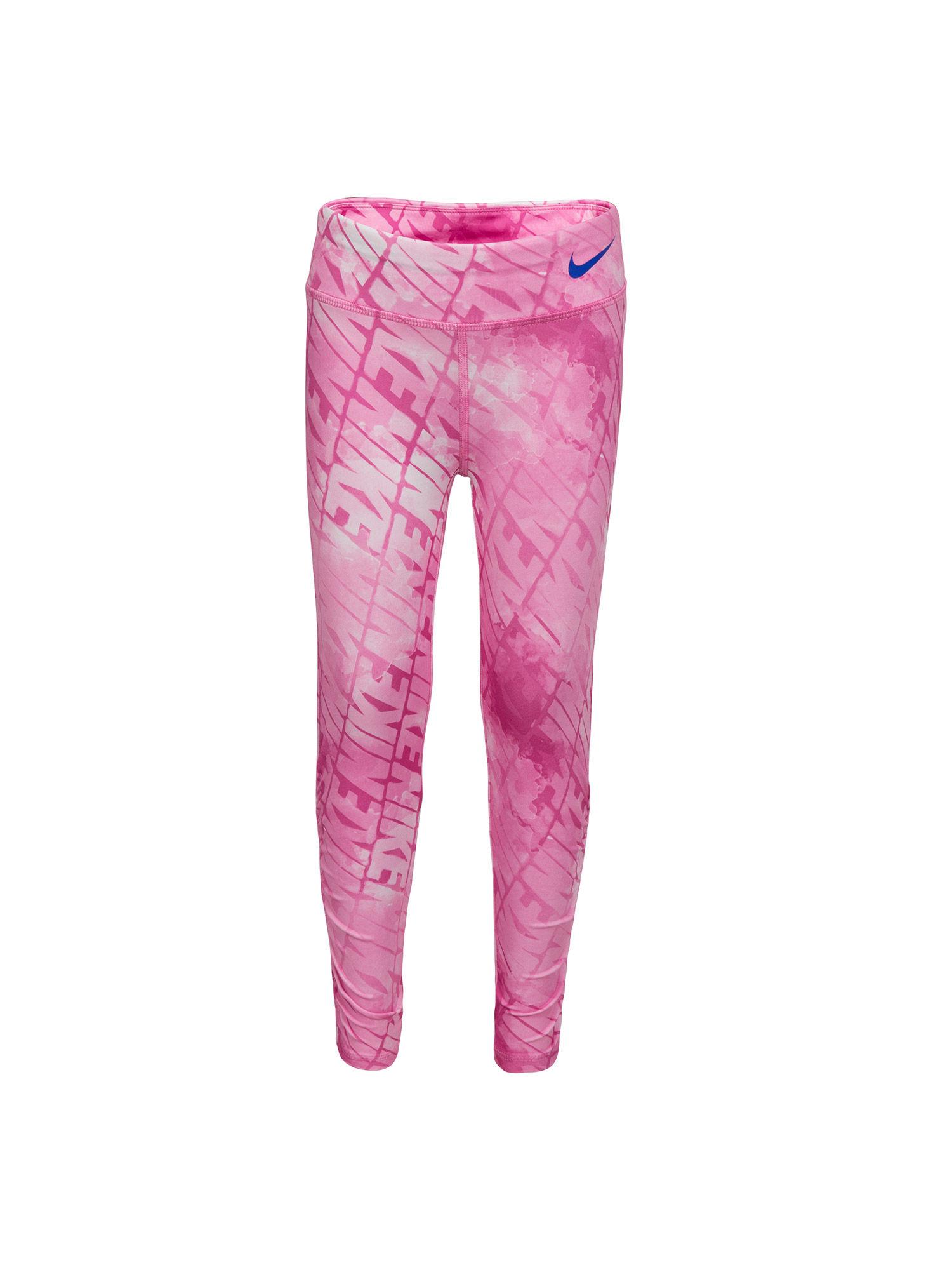 girls pink printed bottoms
