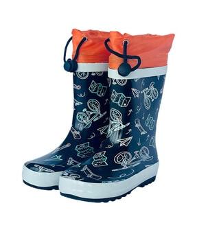 girls printed mid-calf boots