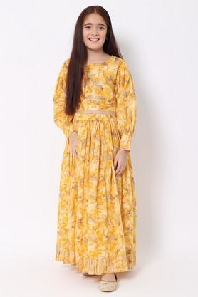 girls-printed-ready-to-wear-lehenga-choli---yellow