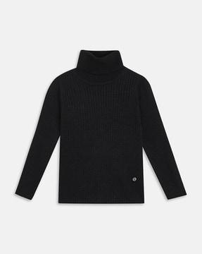 girls ribbed pullover