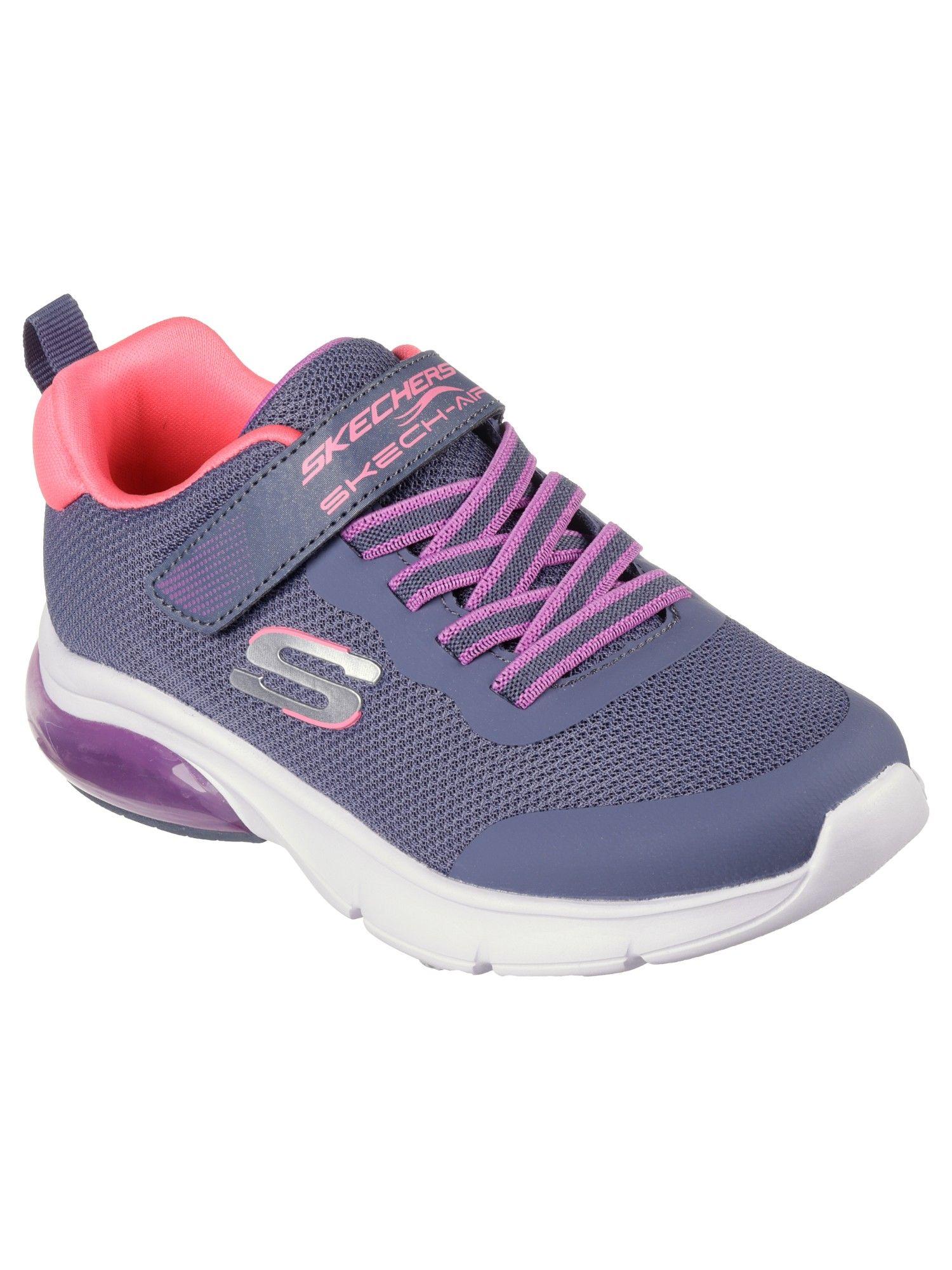 girls sketch air airmatic grey casual shoes