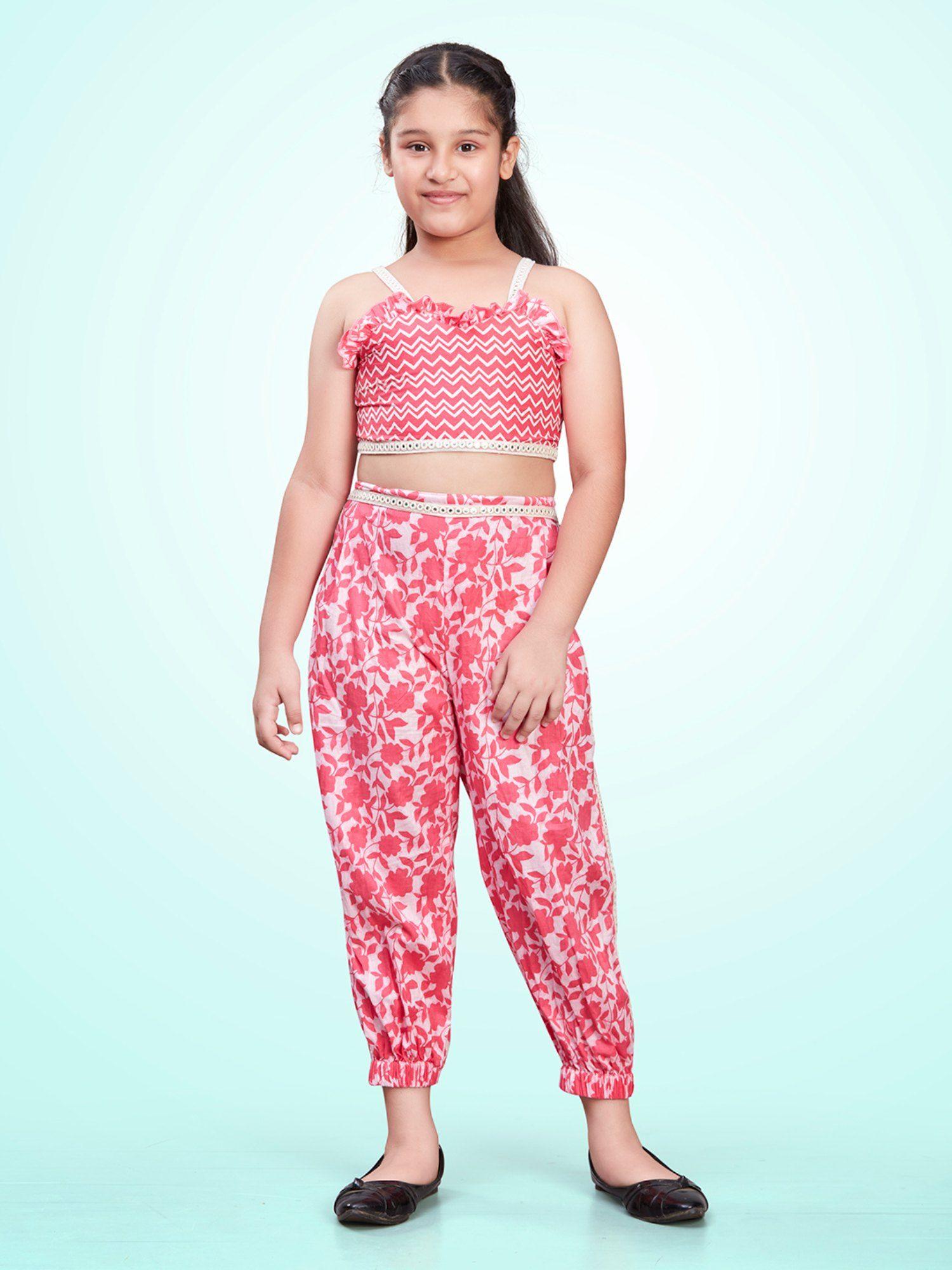 girls top and pant (set of 2)