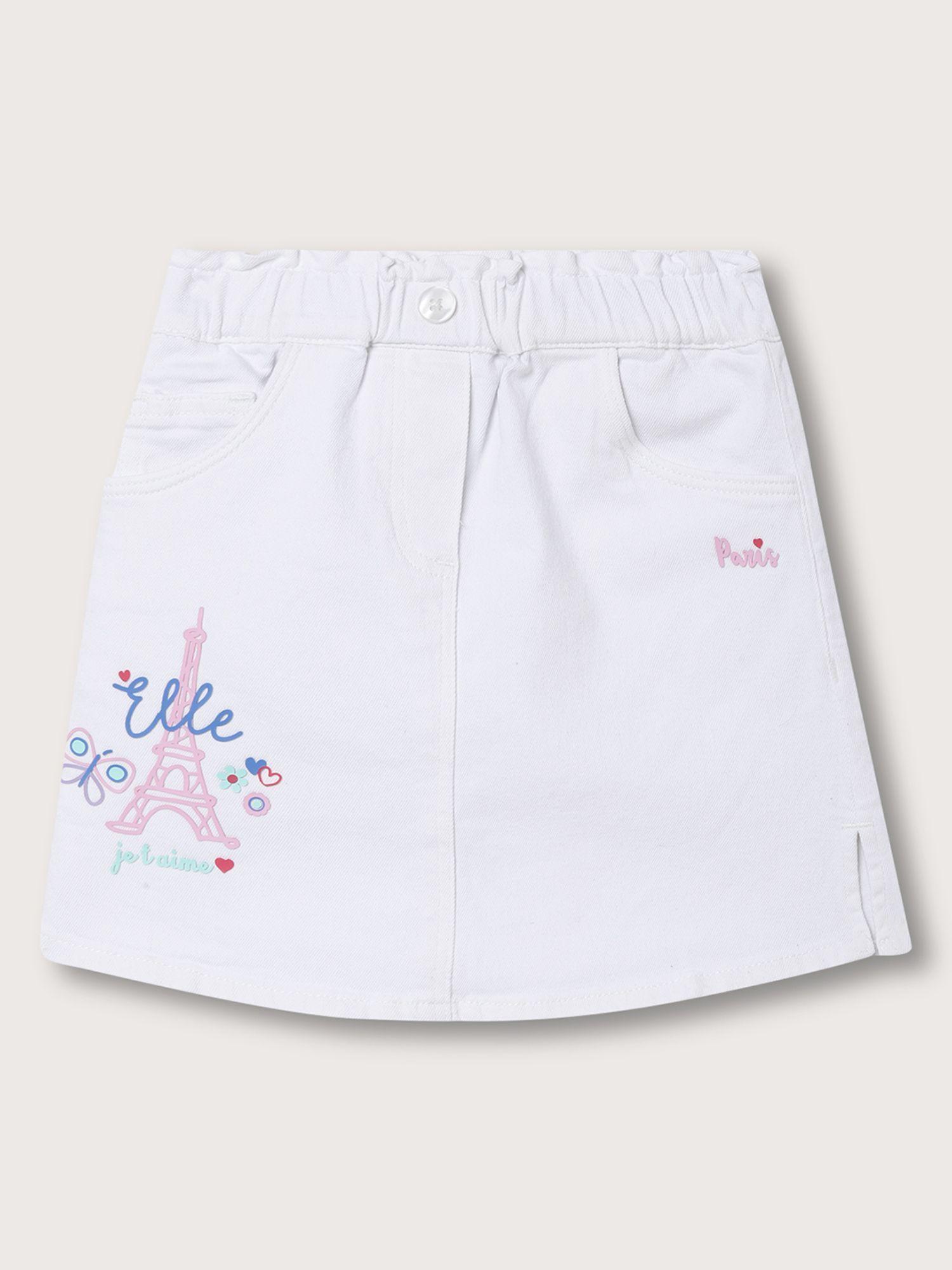 girls-white-printed-a-line-skirt