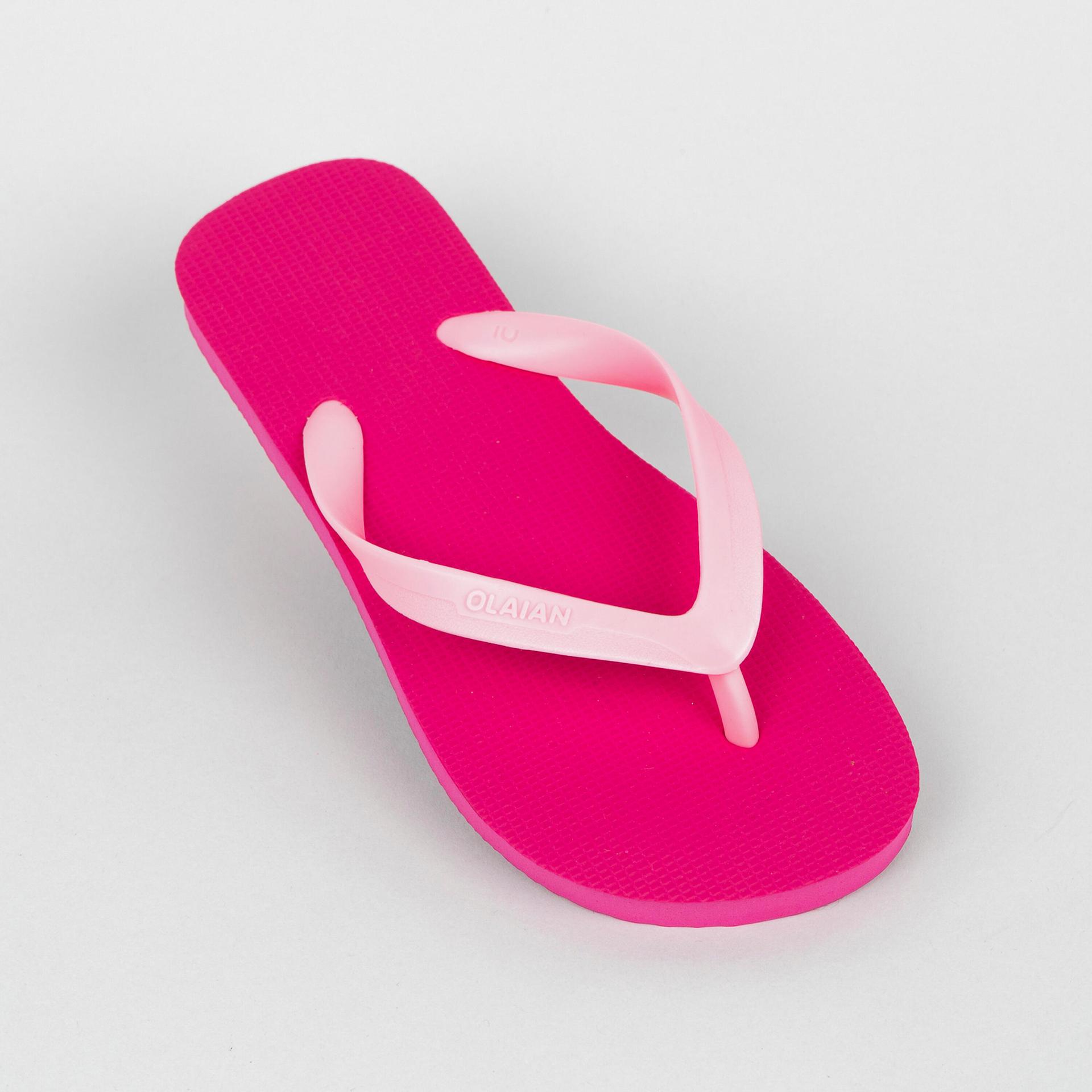 girls' flip-flops - 100 new pink