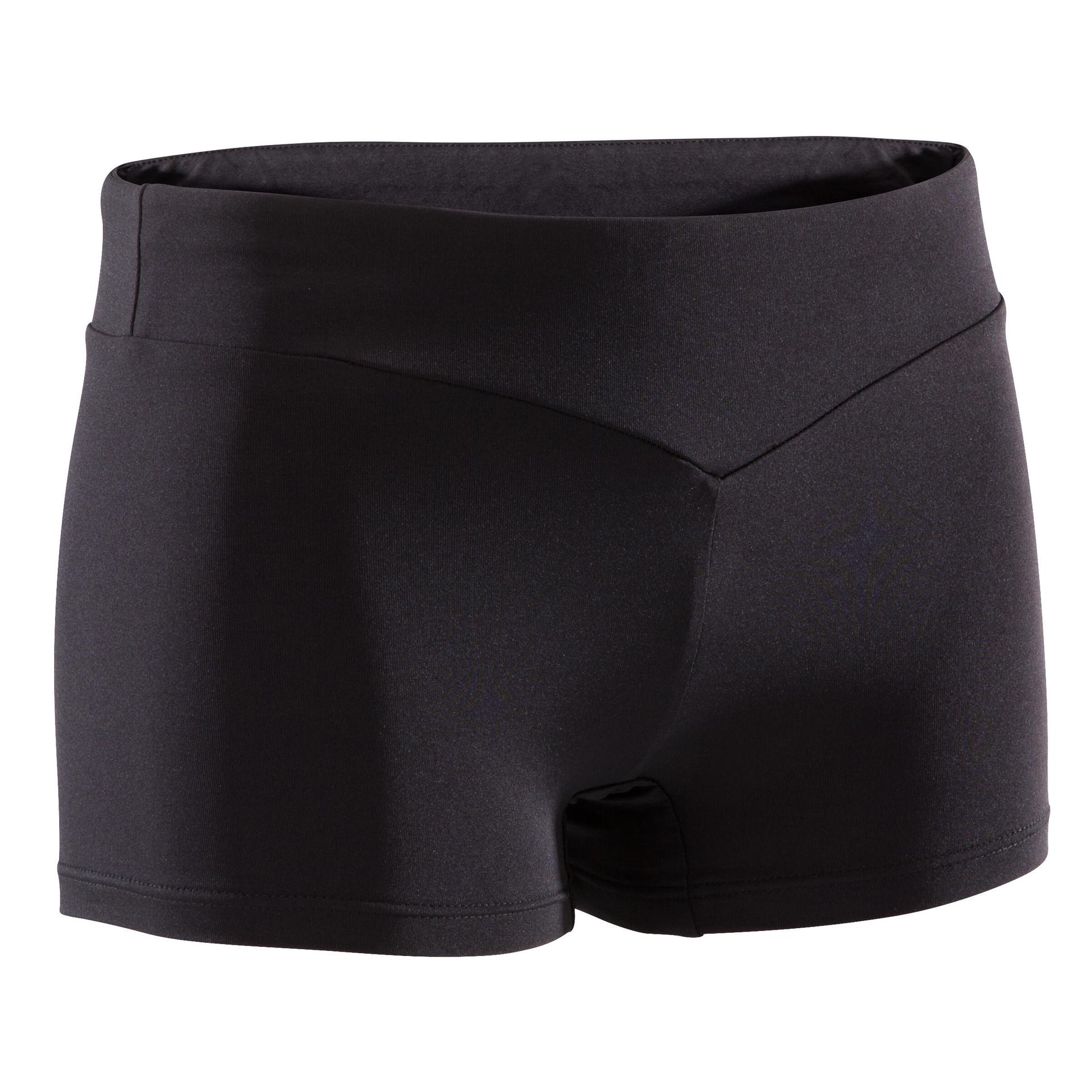 girls' gym shorts 100 - black