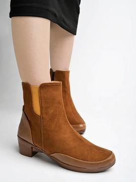 girls ankle-length boots with zip closure