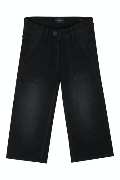 girls black regular fit jeans