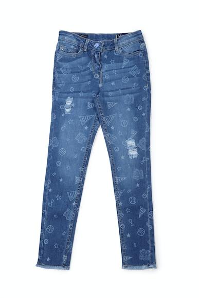 girls blue skinny fit jeans