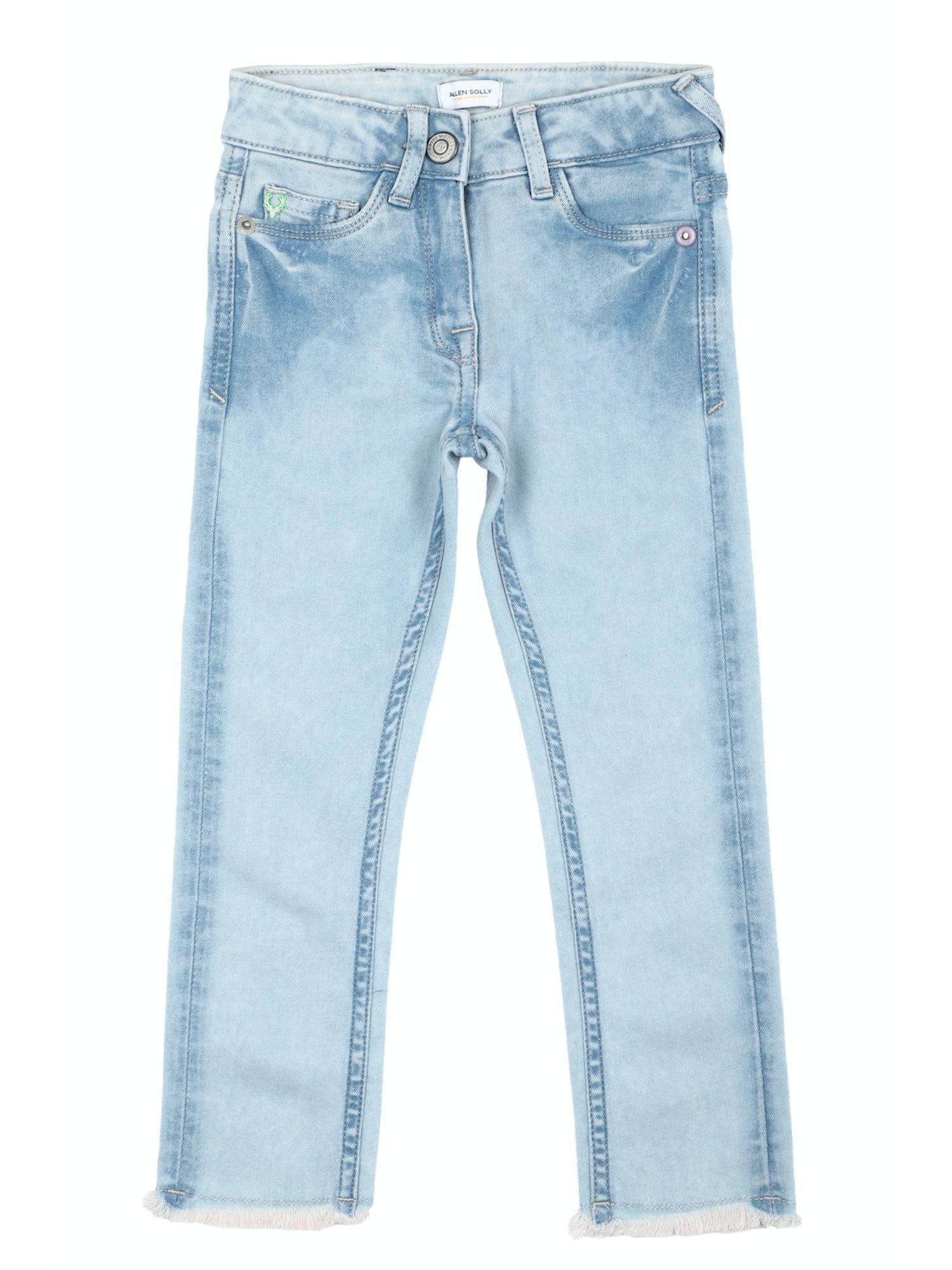 girls blue straight fit jeans blue