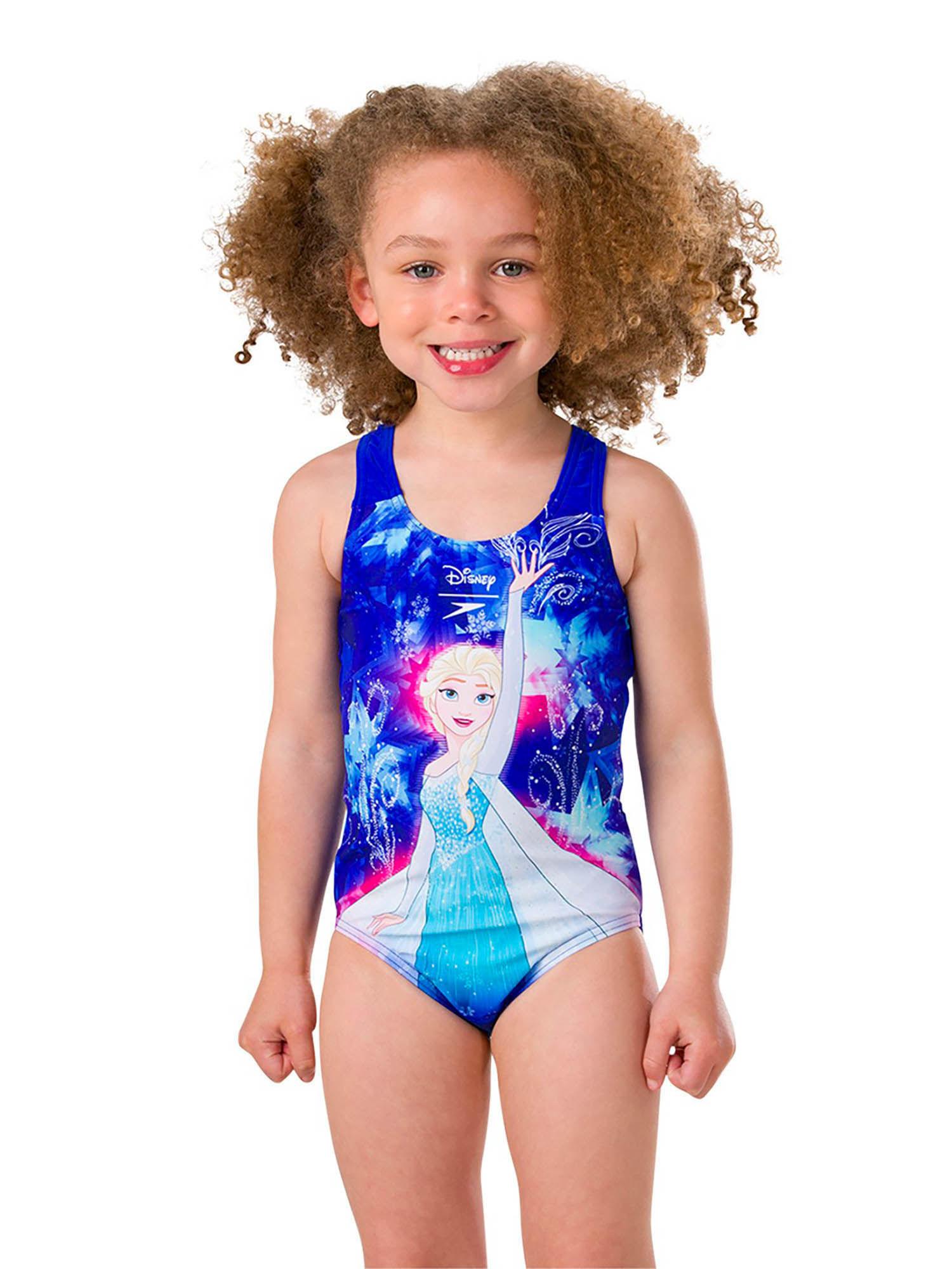 girls blue swimsuit