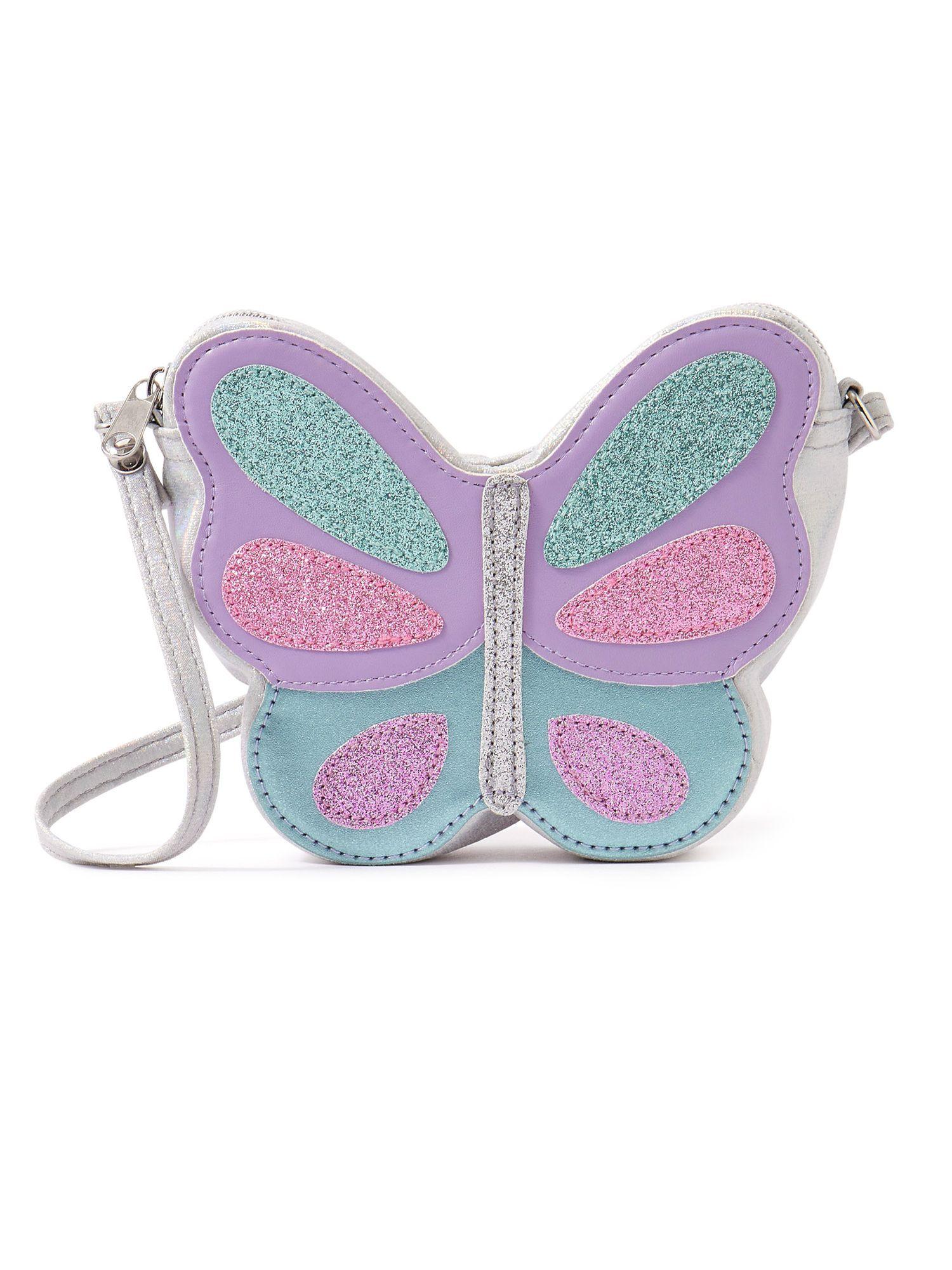 girls butterfly sling bag
