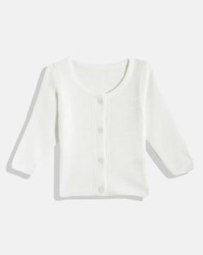 girls cardigan with button closure