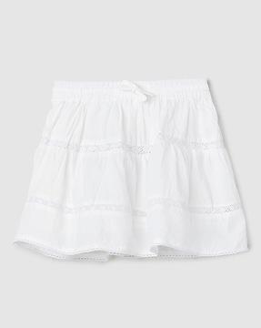 girls cotton a-line skirt