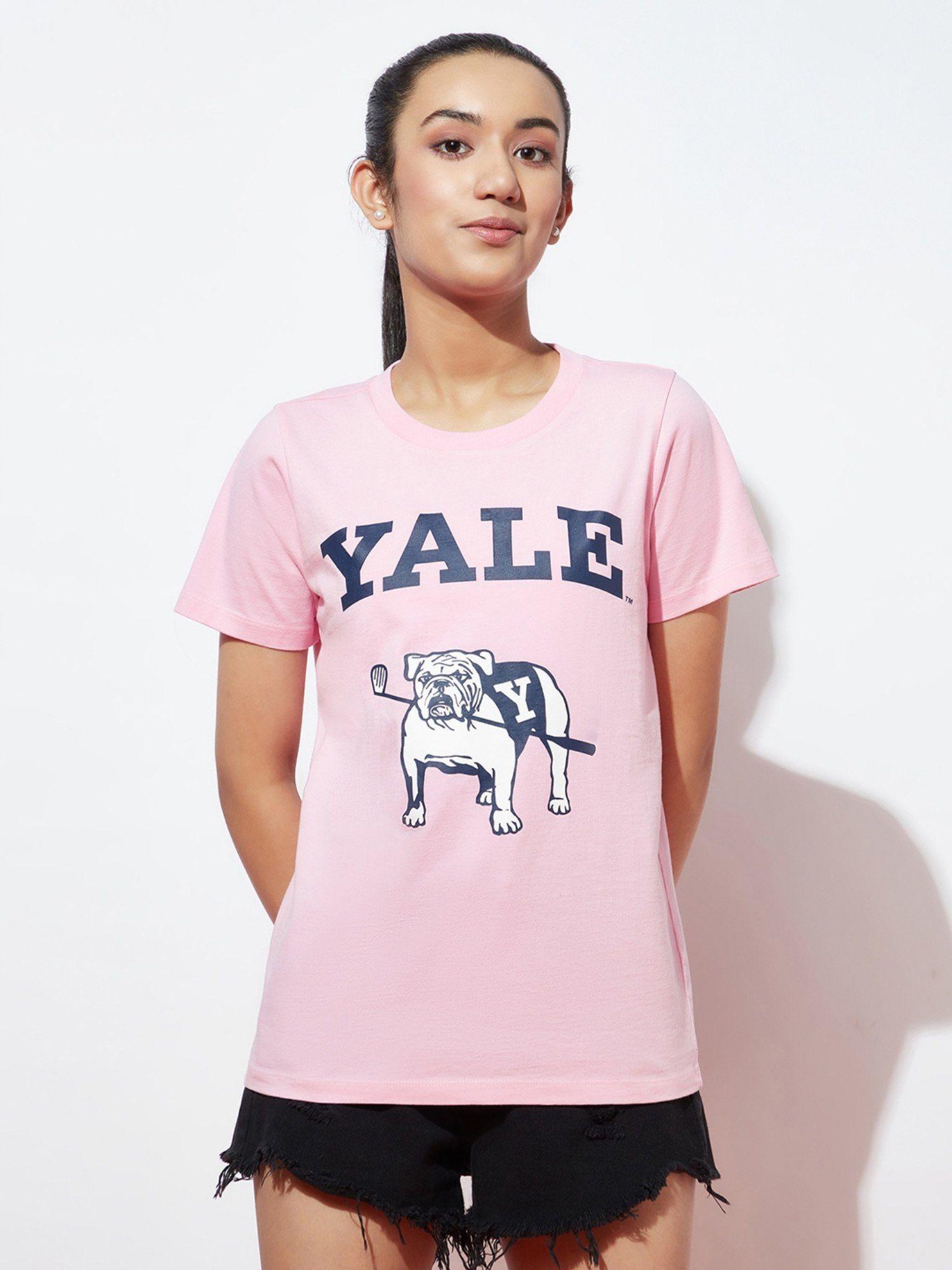 girls cotton pink t-shirt