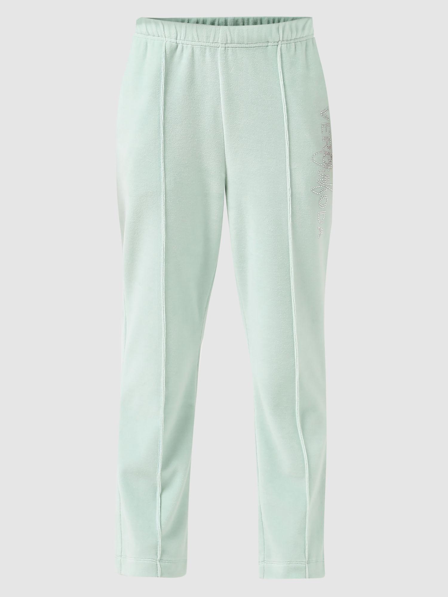 girls embellished green trackpants