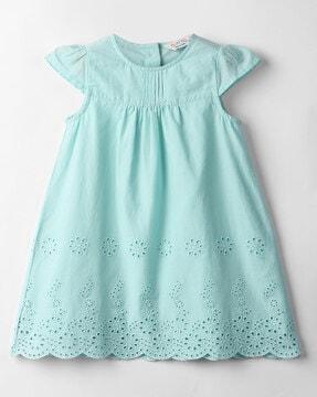 girls embroidered a-line dress