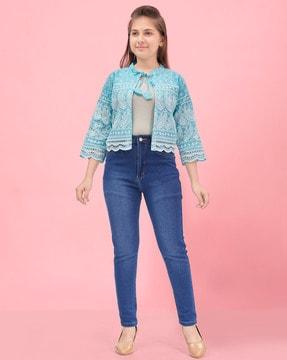 girls embroidered jacket