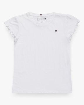 girls essential ruffle short-sleeve top