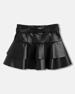 girls flared mini skirt