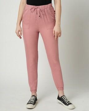 girls flat-front relaxed fit joggers