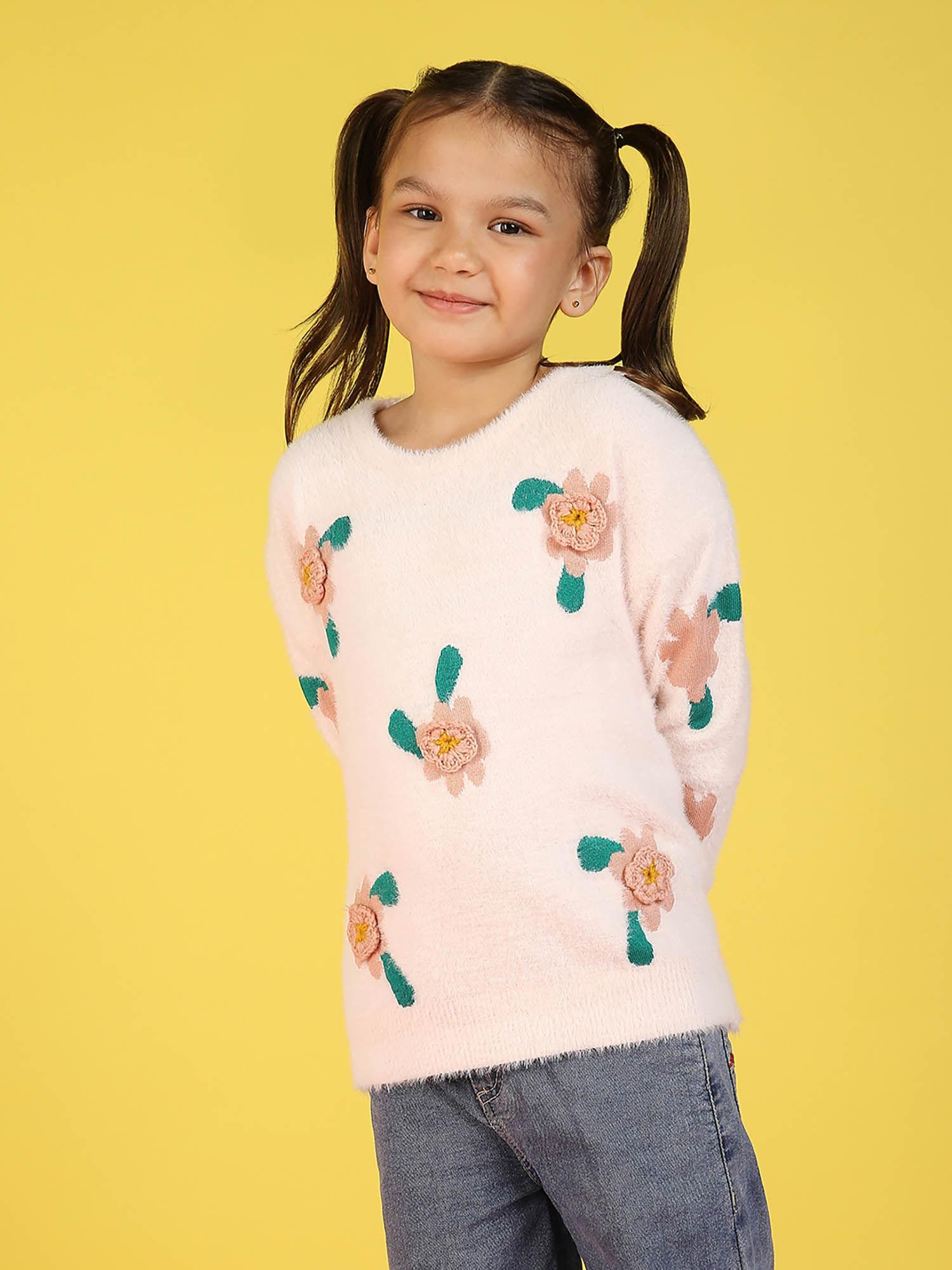 girls floral magical meadows sweater