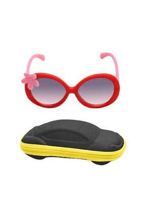 girls full rim uv protected oval sunglasses