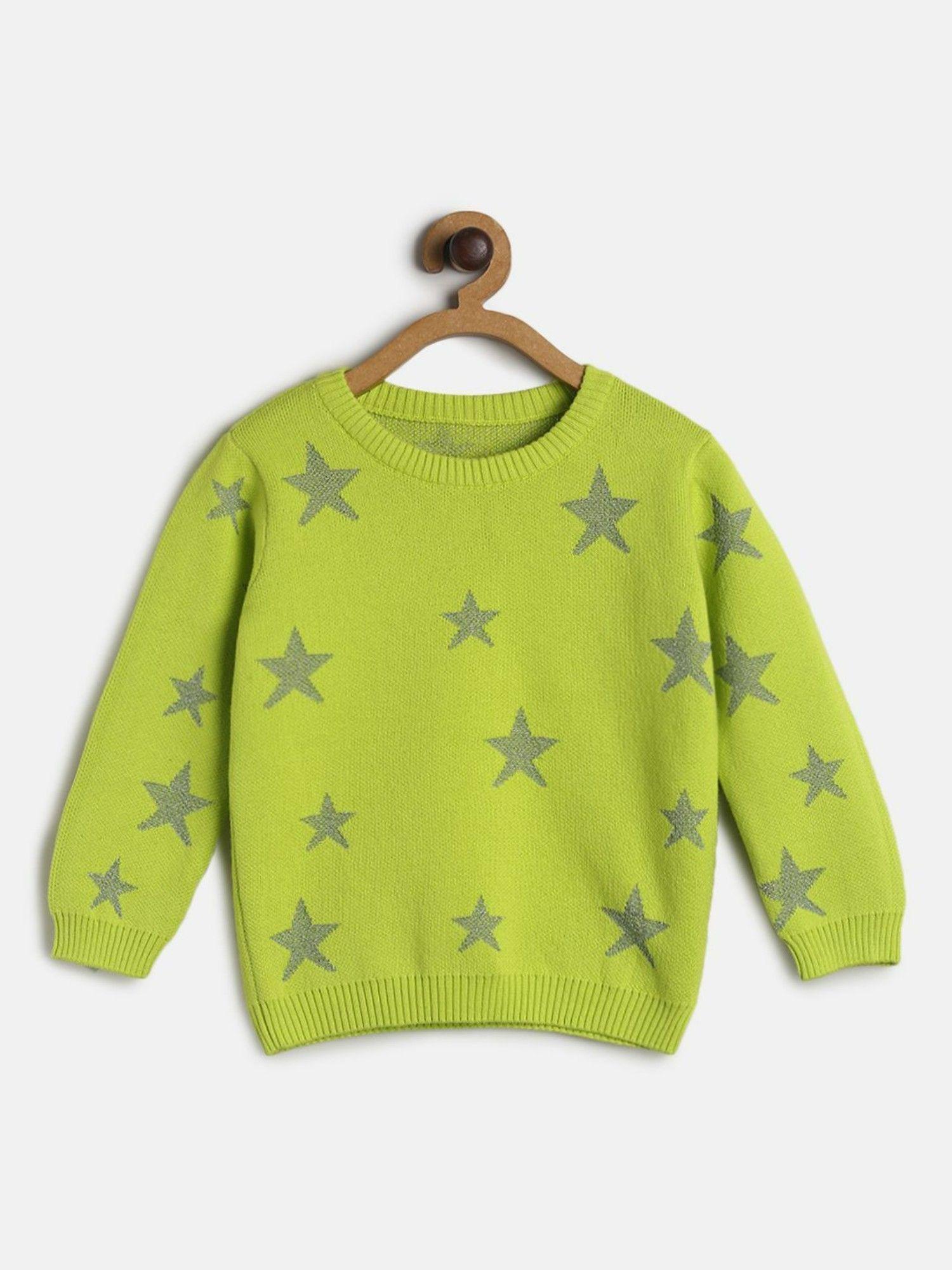 girls green sweater