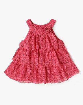 girls lace regular fit top