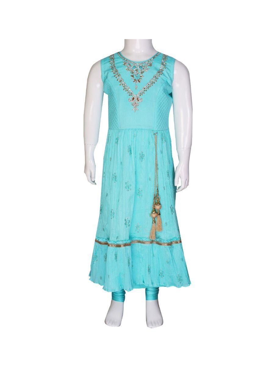 girls long gown fancy salwar - ekm