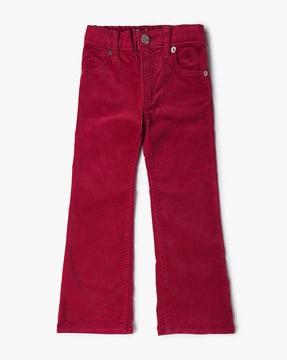 girls mid-rise flared jeans