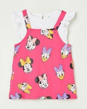 girls minnie mouse print shirt dress