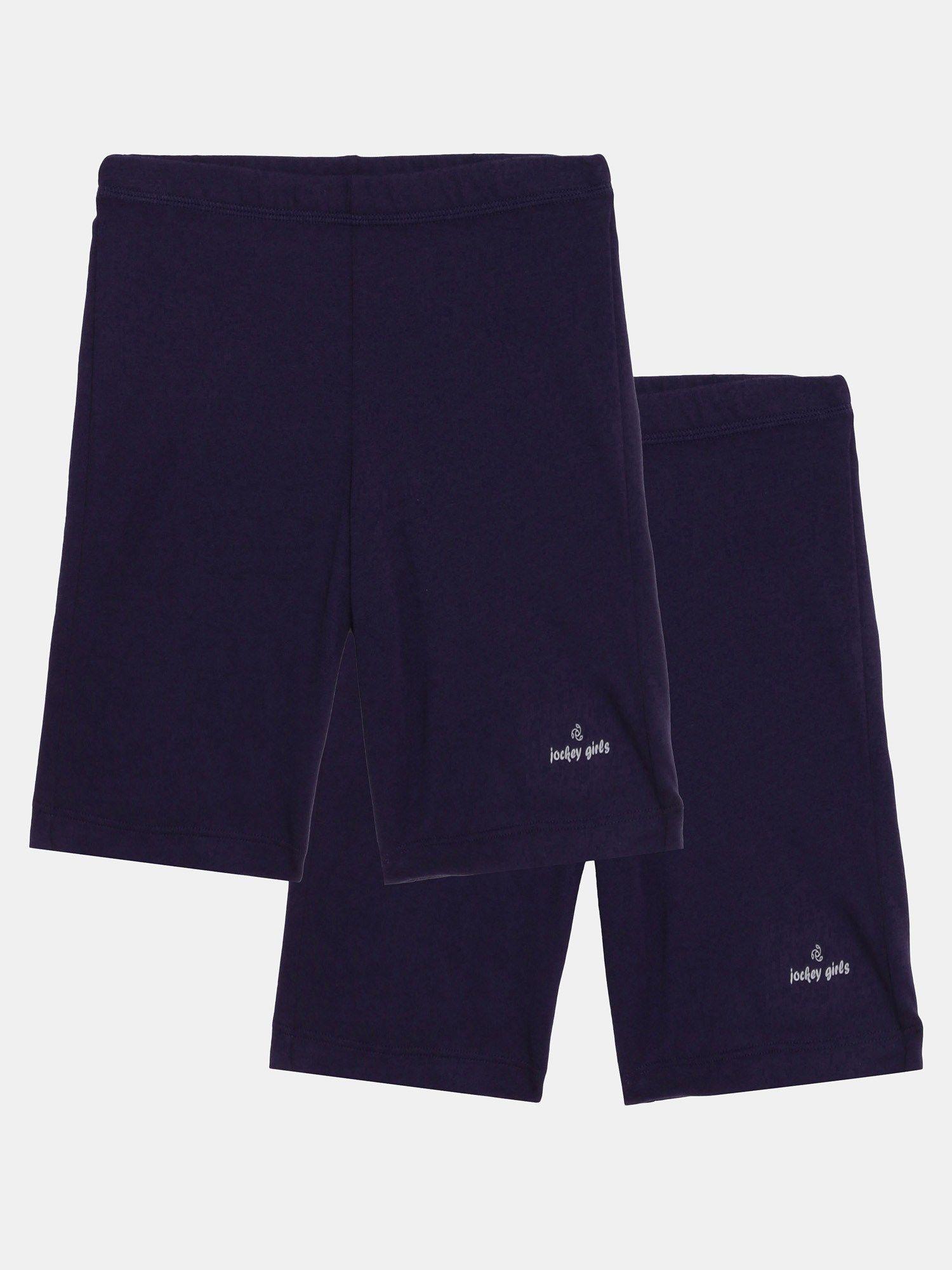 girls navy blue boy leg