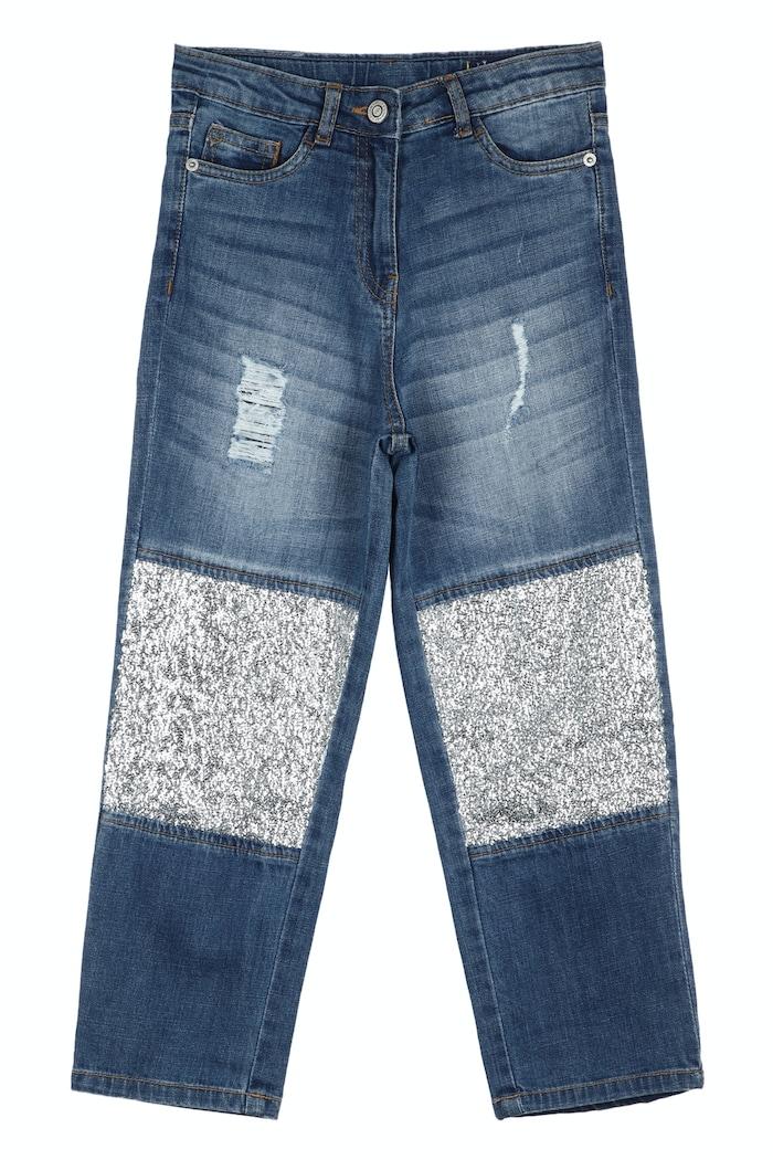 girls navy regular fit jeans