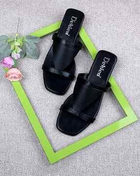 girls open-toe flat sandals