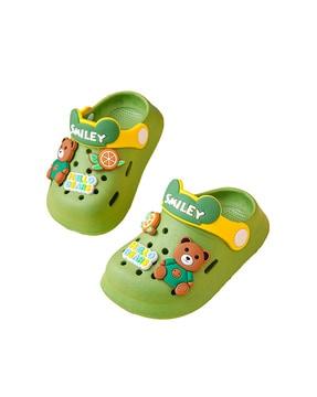 girls perforated clogs