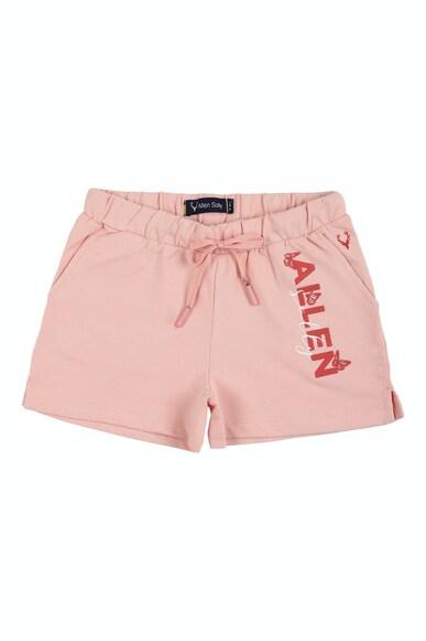 girls pink graphic print regular fit shorts