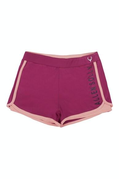girls pink print regular fit shorts