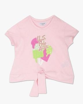 girls popsicle graphic print regular fit top