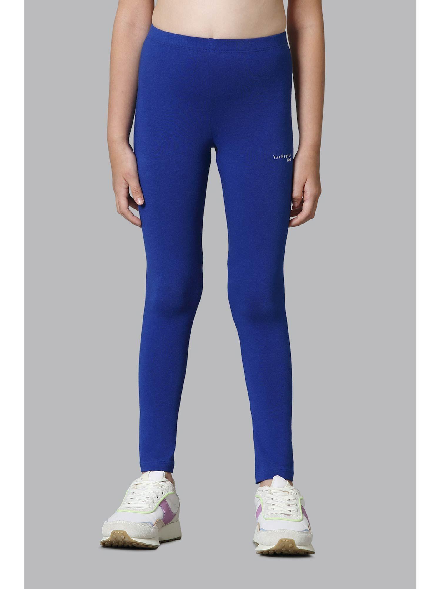 girls power plus & super soft leggings - sodalite blue
