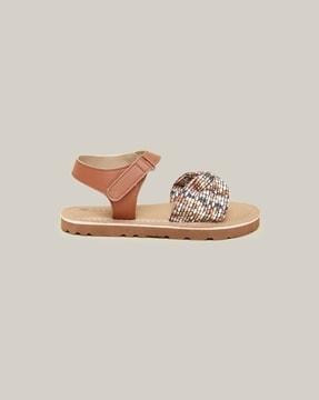 girls printed sandals