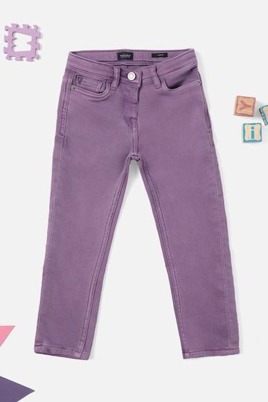 girls purple slim fit jeans