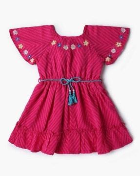 girls regular fit a-line dress