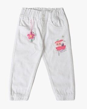 girls regular fit jogger jeans