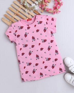 girls regular fit round-neck t-shirt