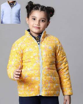 girls reversible puffer jacket