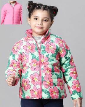 girls reversible puffer jacket