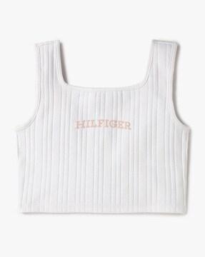 girls ribbed regular fit top