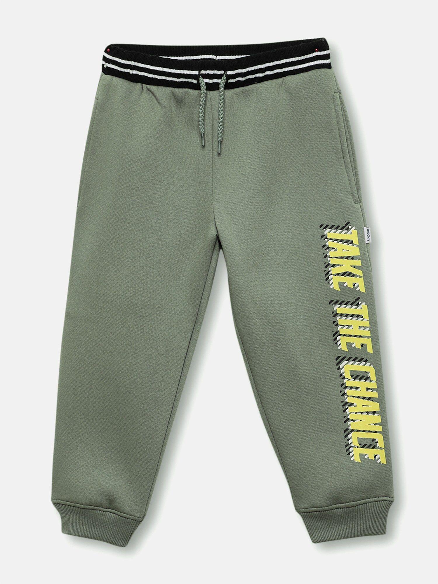 girls saga green trackpant