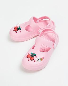 girls slip-on flat slides