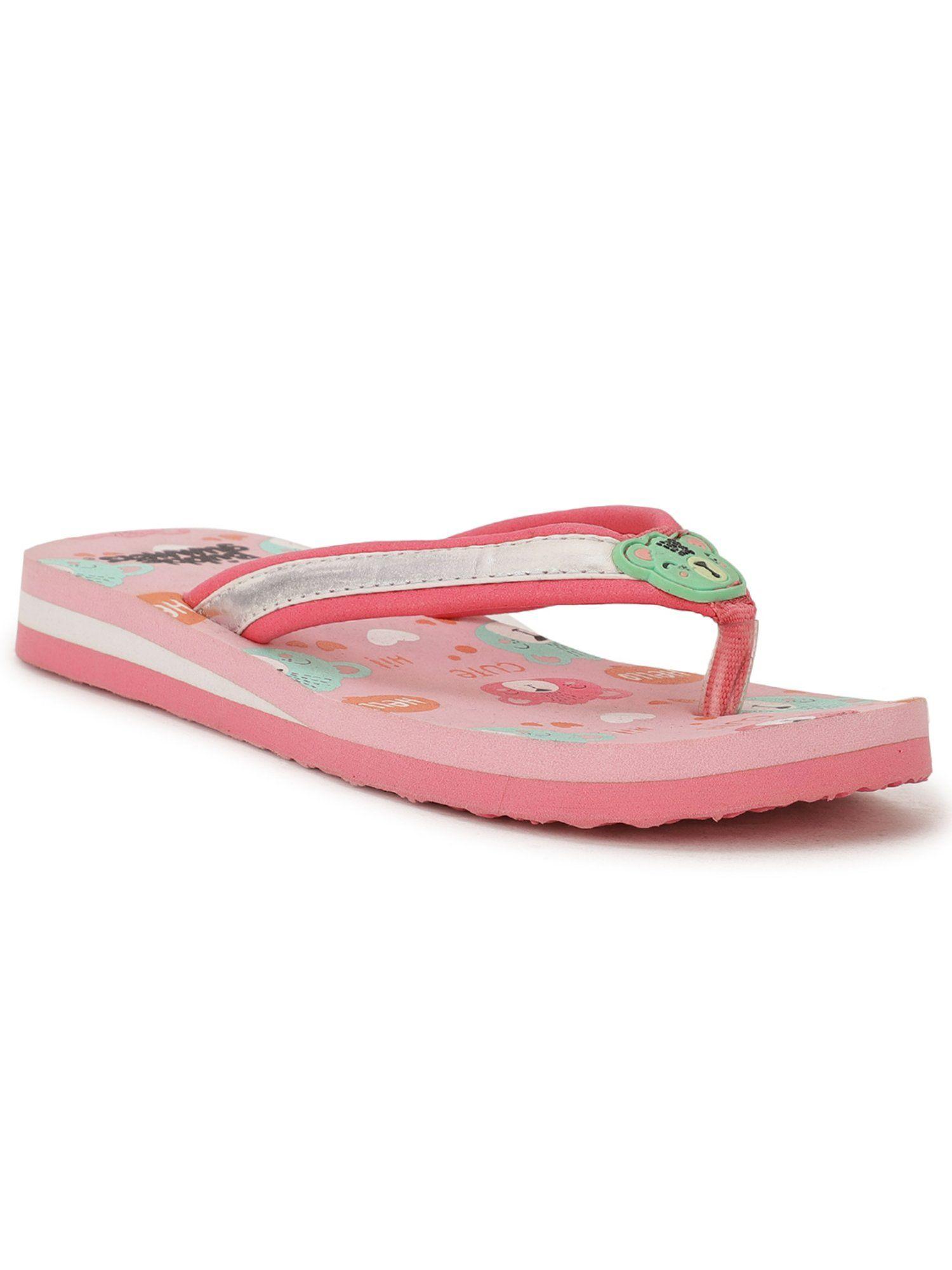 girls slip on flipflops